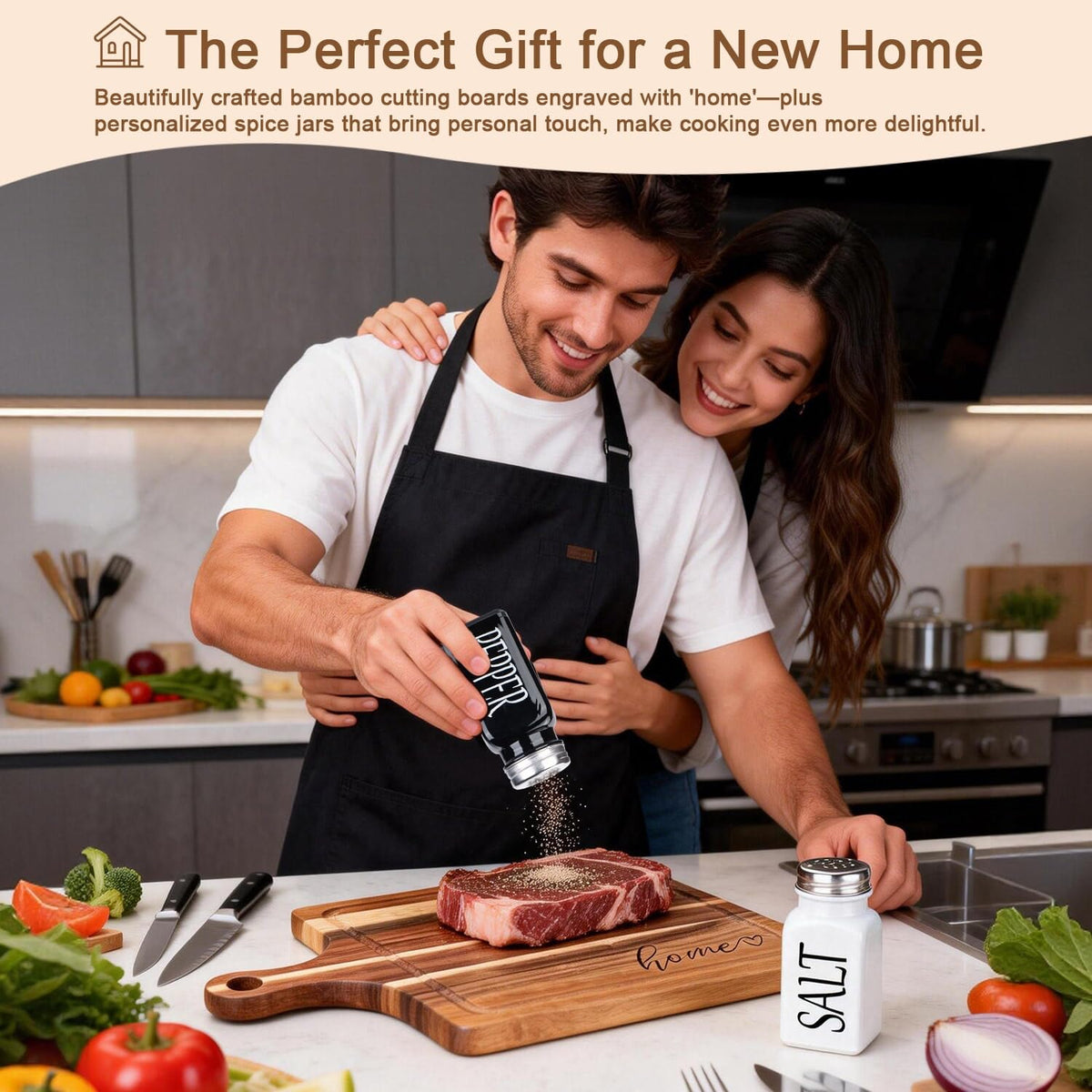 19Pcs House Warming Gifts New Home, New Home Essentials For Couple, Women, Homeowners, Neighbor, First Apartment Gift, Prefect For Newly Wed, Anniversary, Bridal Shower, Housewarming, Mr And Mrs Gifts