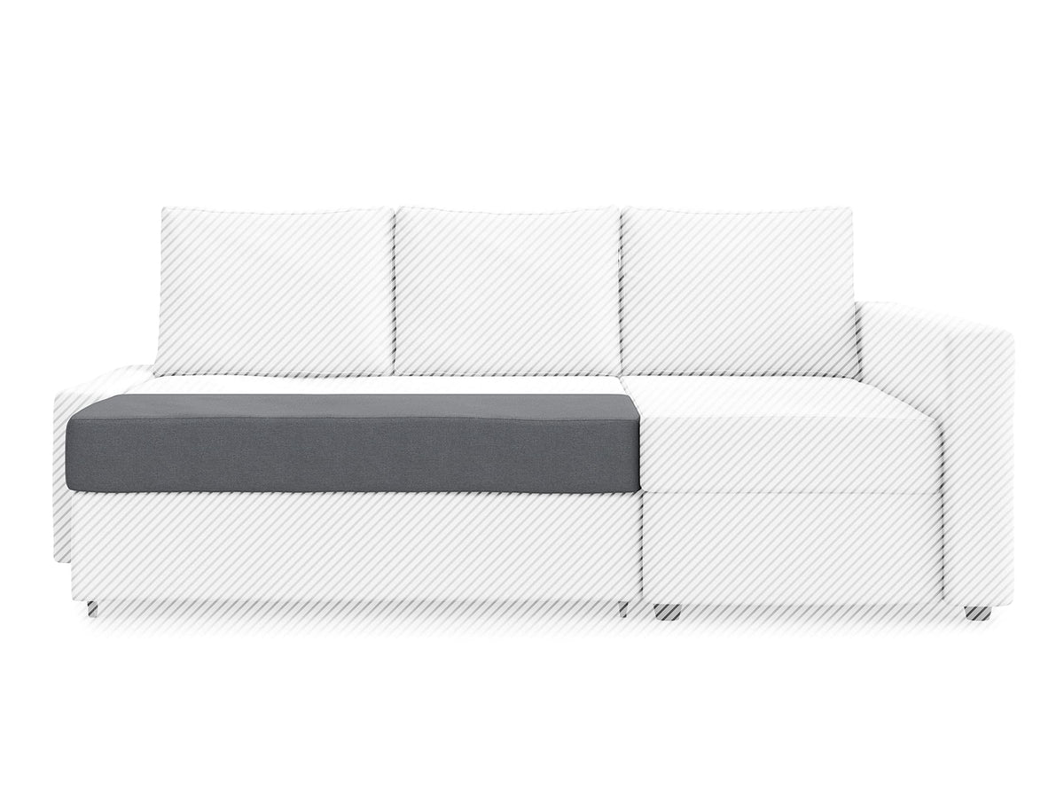 MASTERS OF COVERS Cover Only Snug Fit Friheten Slipcover for The IKEA Friheten with Chaise Corner Cover, Sofa Bed Cover, Sectional Slipcover Replacement (Dark Grey) (Cover Only!Not Sofa!)