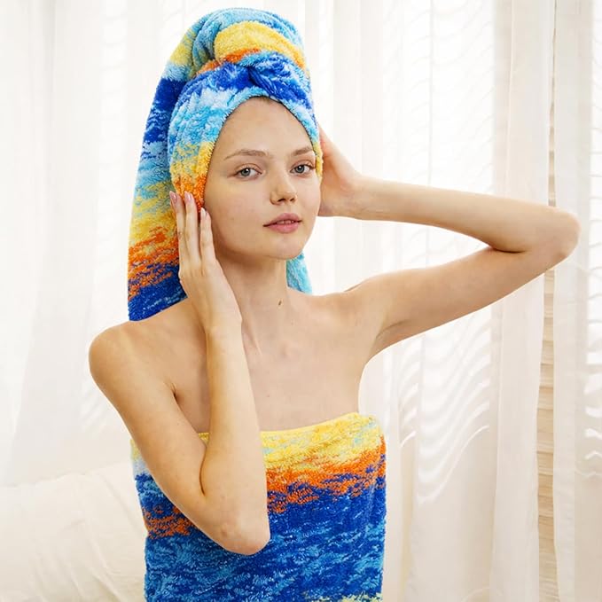 SEMAXE 4-Pack Luxury Bath Towels