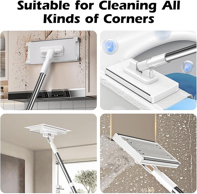 Mini Sweeper Mop, Masthome Reusable Clamp Mop
