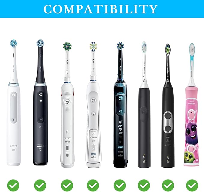 2Pack Acrylic Electric Toothbrush Holder