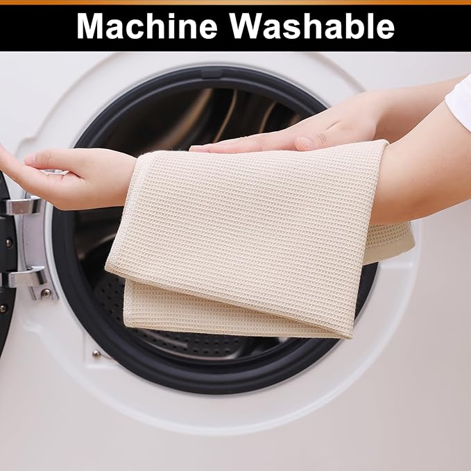 Homaxy 100% Cotton Waffle Weave Kitchen Towels