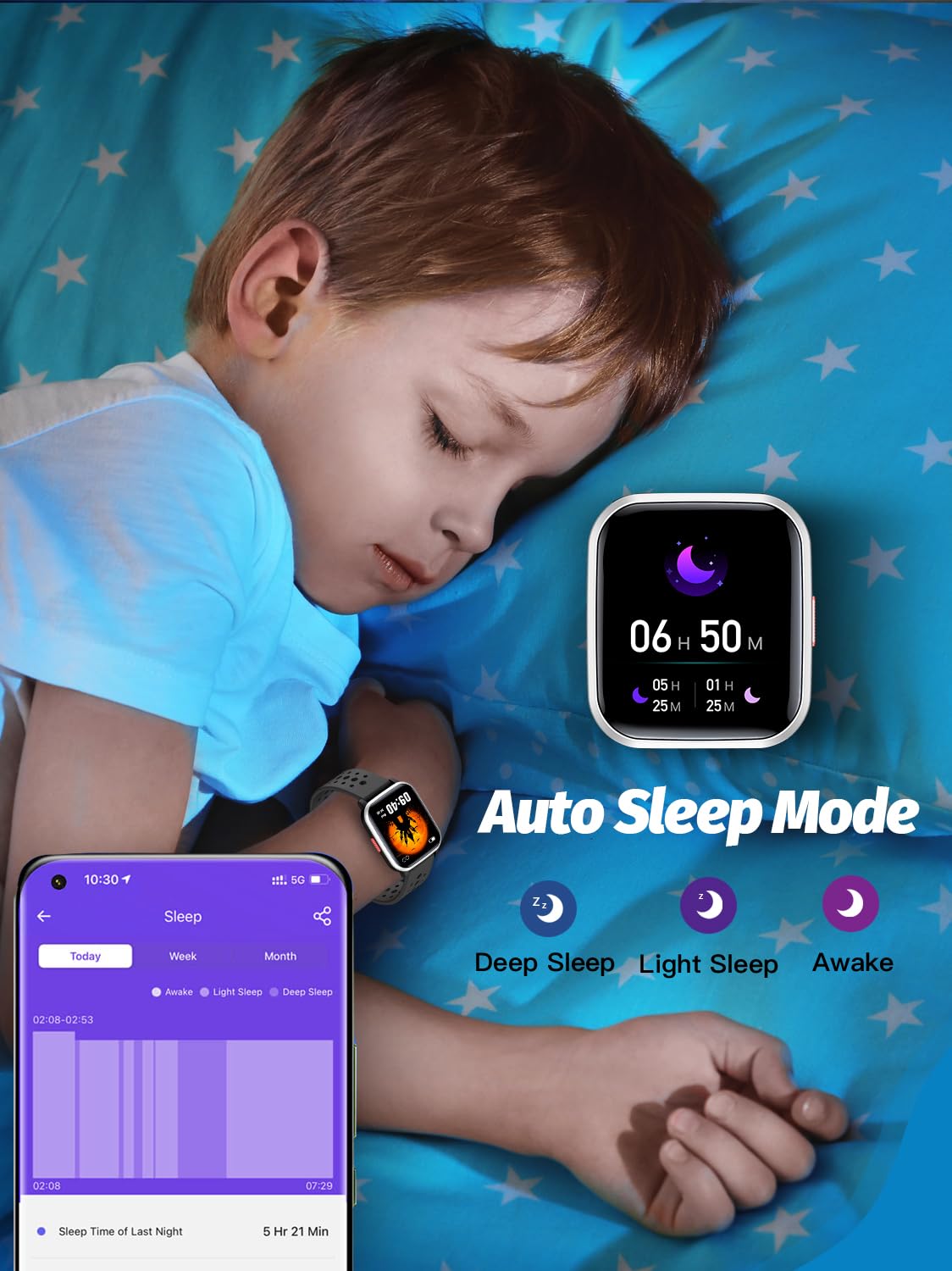 Butele Kids Smart Watch Girls Boys, SmartWatch for Kids Smart Watch Gifts for 4-16 Years Old with Sleep Mode 19 Sports Mode Pedometer Birthday Gift for Boys Girls