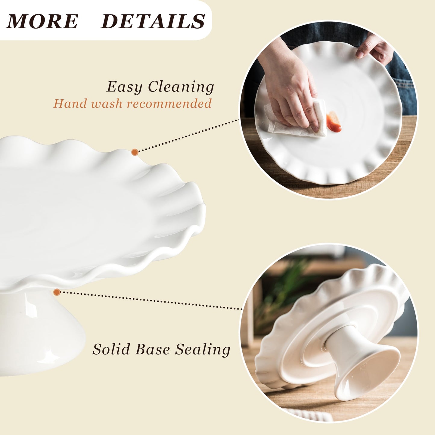 YHOJOY Salt and Pepper Bowl, Ceramic Salt Containers for Countertop, Salt and Pepper Cellar with Lid and Spoons