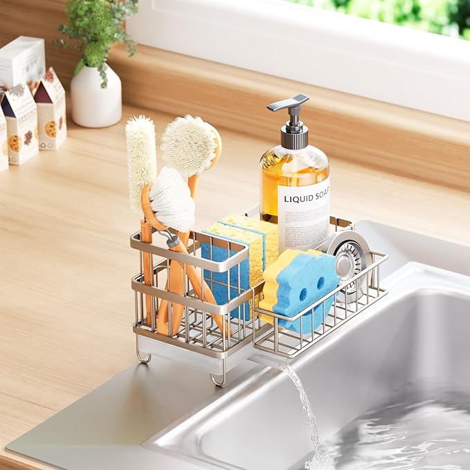 Consuemst Sponge Holder for Kitchen Sink