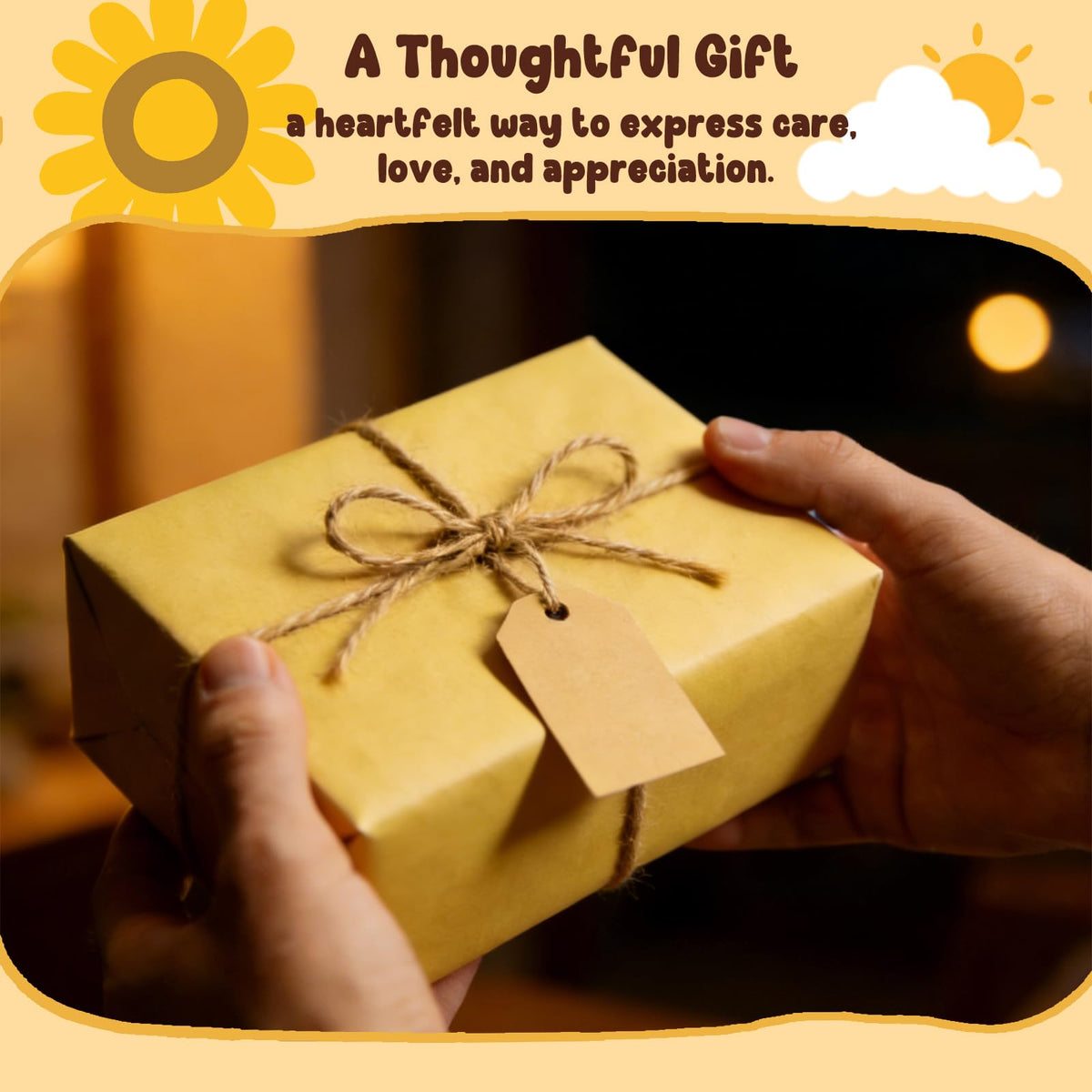 MFOMFO Sunflower Emotional Support Figurine with Reminder Message, You are Awesome Inspirational Desk Decor Gift for Friend Coworker Student Home Office-LUN10