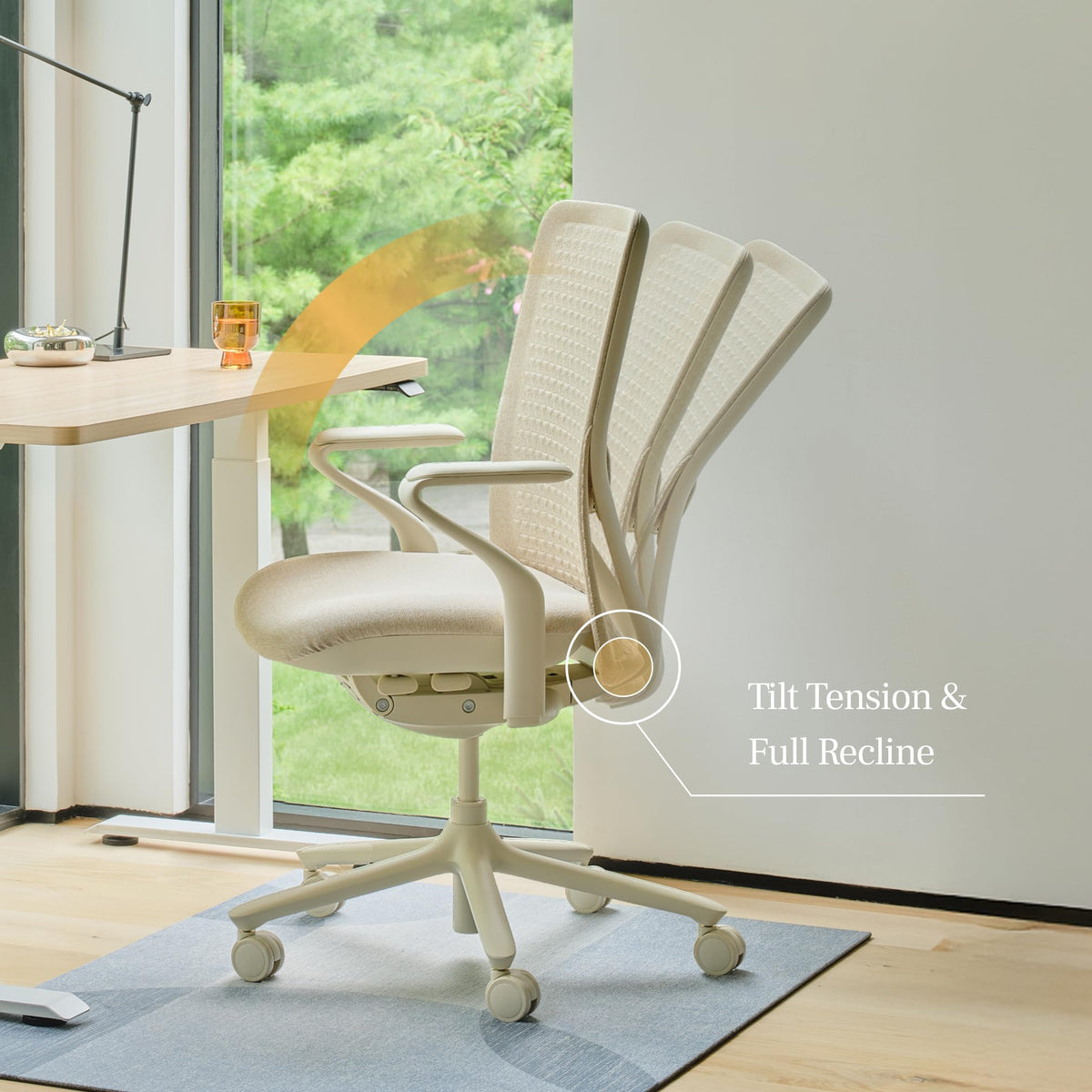 Branch Verve Chair - High Performance Executive Office Chair with Contoured Back and Adjustable Lumbar Support - High Density Foam Cushion and 3D Knit Back - Fits 5' to 6', Up to 275 lbs, Galaxy