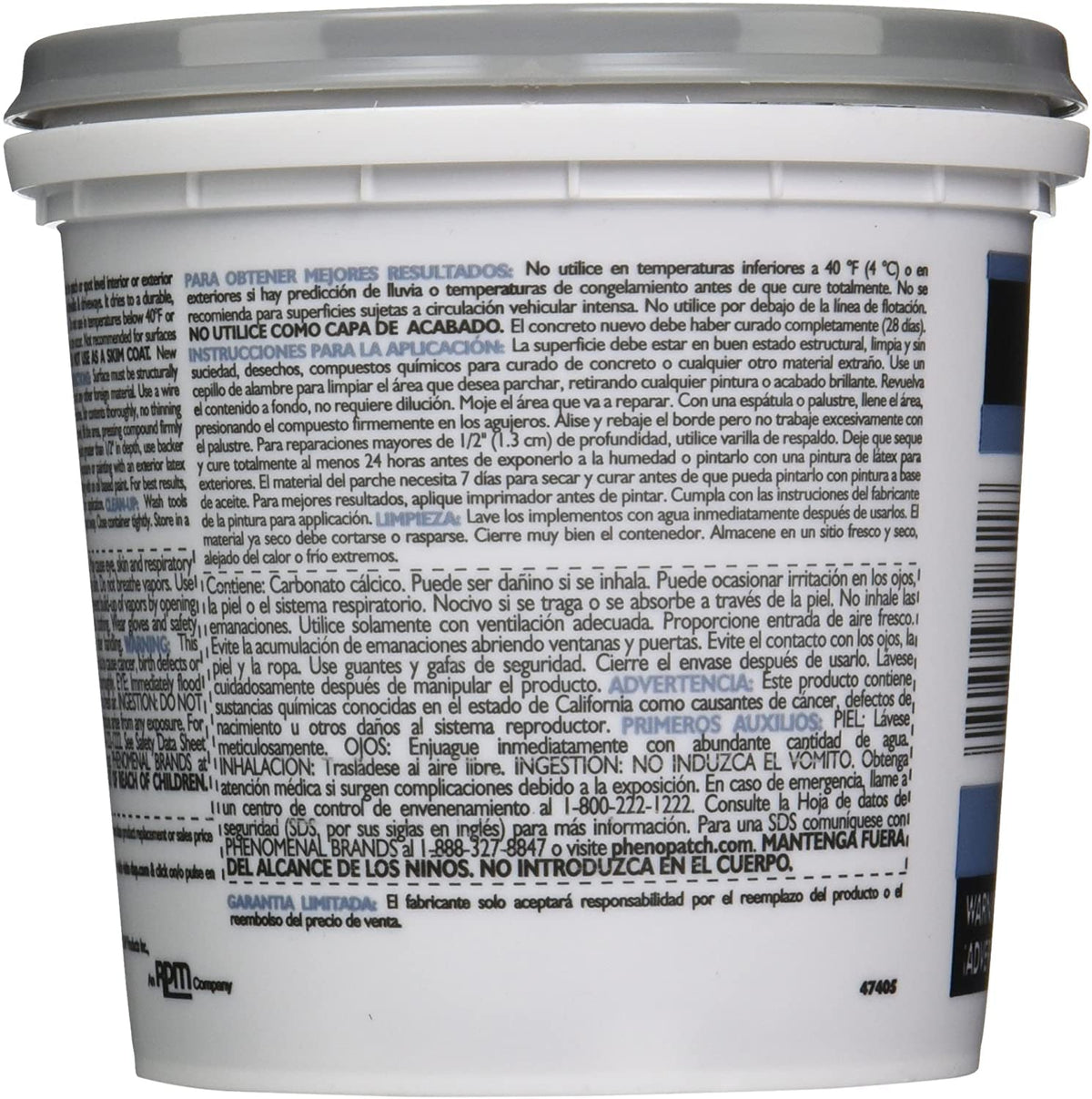 Pre-Mixed Concrete Patch,2 PACK