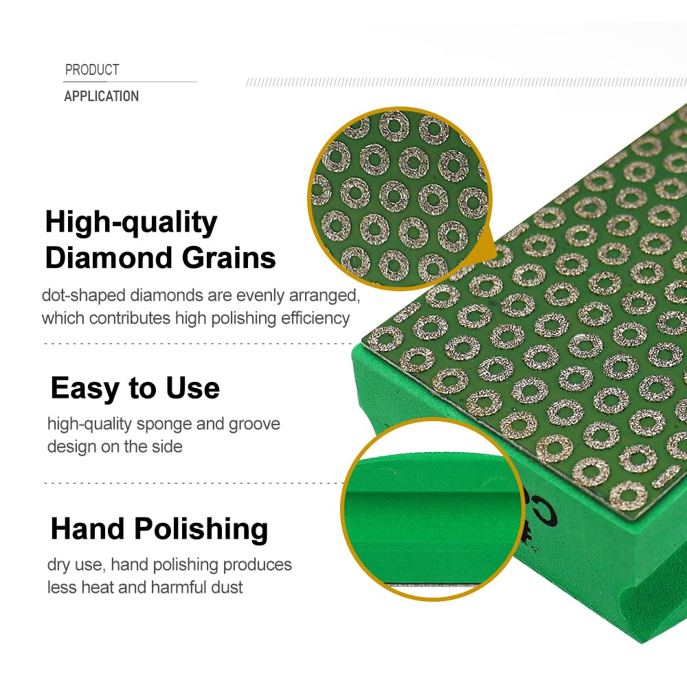 SHDIATOOL Diamond Drill Core Bits Set for Porcelain Triangle Shank Hole Saw Cutter for Tile Marble Ceramic Granite on Drill Machine