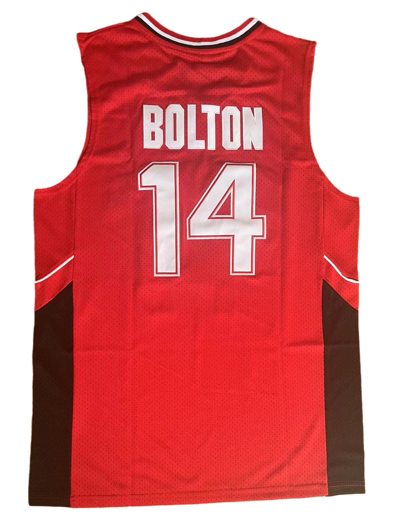 Mens Wildcats High School Jersey,14 Troy Bolton Basketball Jersey,8 Chad Danforth Basketball Jersey/Shirt (Medium, 14 Bolton Red)