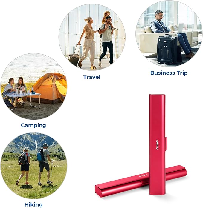 Aluminum Toothbrush Travel Case, Portable Travel Toothbrush Holder, Durable