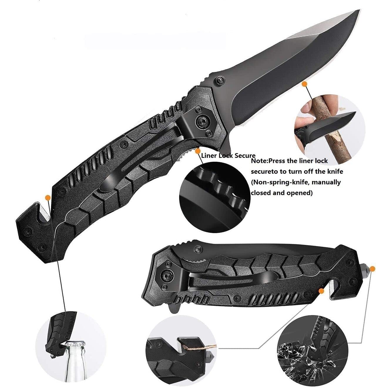 EILIKS Survival Gear, Emergency Survival Kit and Equipment 23 in 1, Cool Top Gadgets Gifts for Men Women Valentines Birthday Fathers Day, Christmas Stocking Stuffers, Camping Accessories