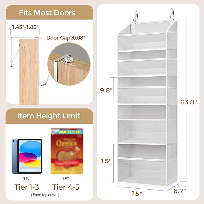 5 Tiers Over Door Organizer