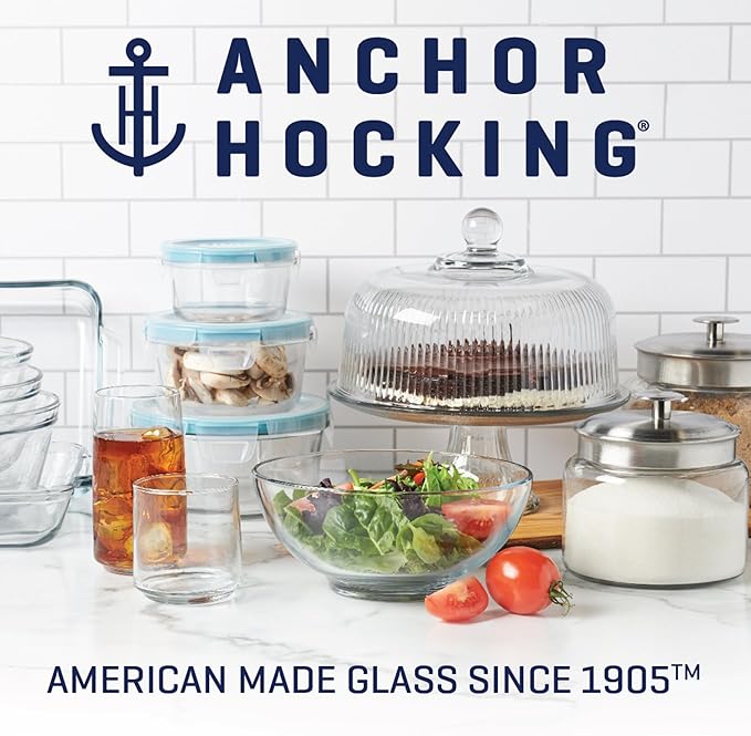 Anchor Hocking 12 Piece Glass Storage Containers