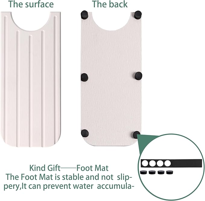 17inch x 4inch Kitchen Sink Faucet Mat, Water Absorbing Stone Faucet Splash