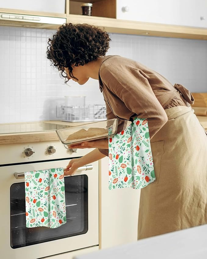 Flour Sack Kitchen Towels Set of 2-18x26 Cotton Dish Towels