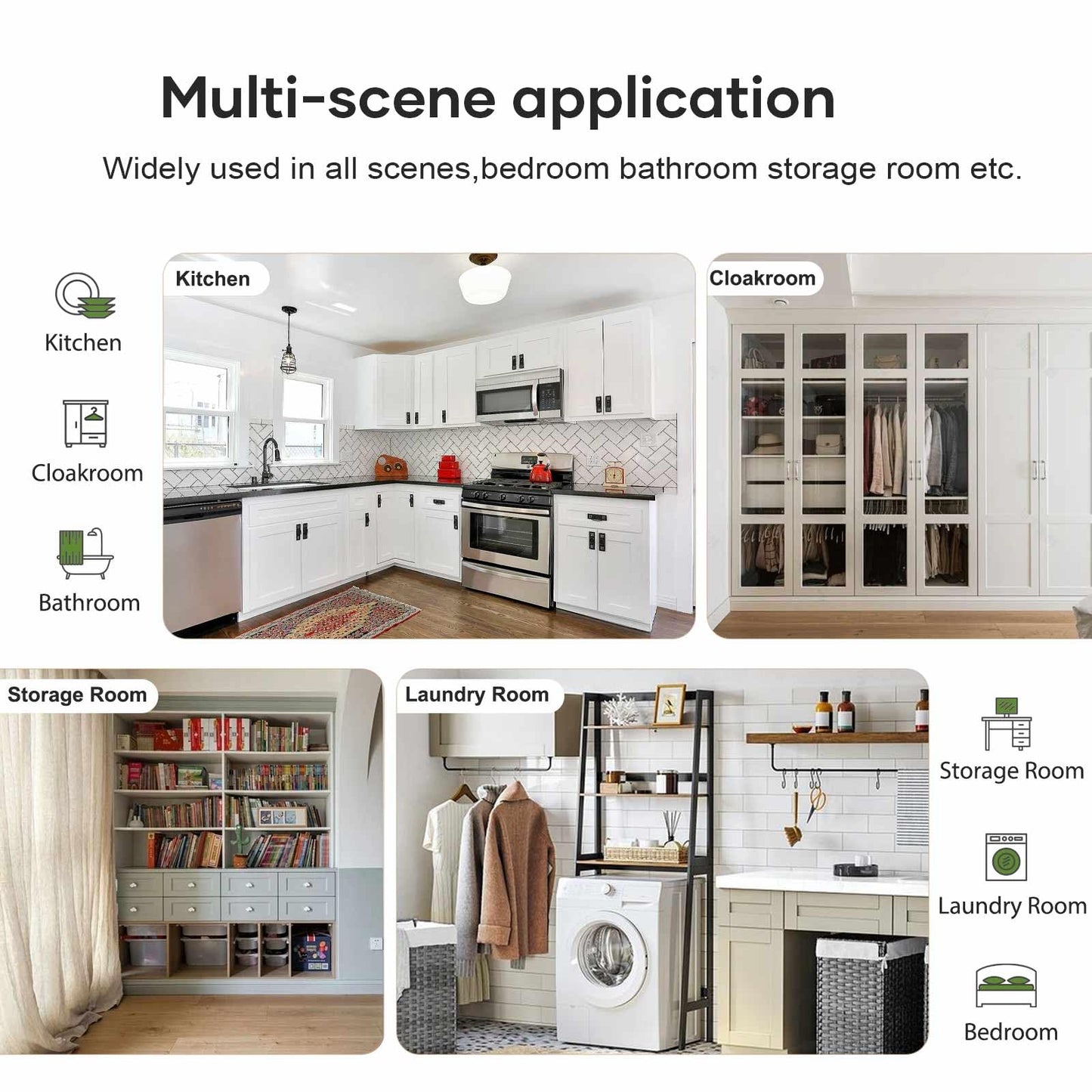 EaseLife Bifold Closet Door,for 36in x 80in (Double 18x80) Opening,French Glass Barn Doors with 3FT Concealed Bi-Fold Sliding Hardware Kit Included,Preassembled Door,Easy Install,DIY staining