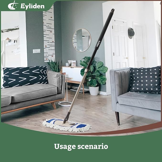 Eyliden Dust Mop with Reusable Washable Pads