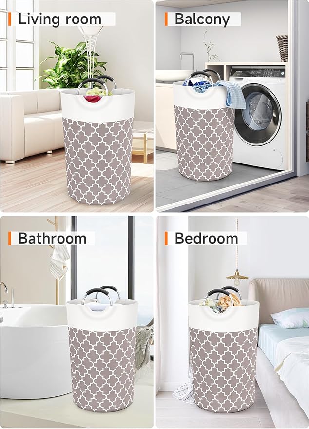 Large Laundry Basket Laundry Hamper Bag Washing Bin Clothes Bag Collapsible Tall