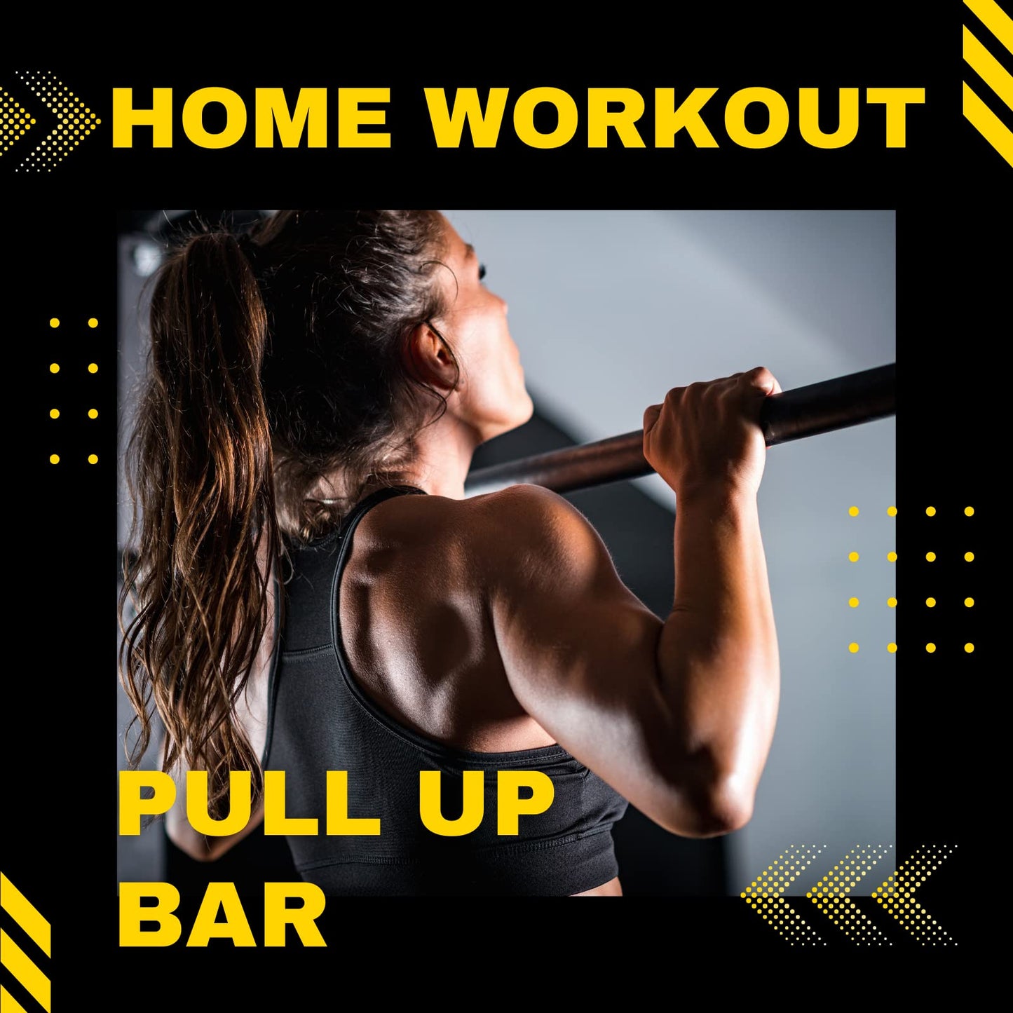 DreamGYM Doorway Pull-up Bar - Chin-up Bar - Swing Support Bar