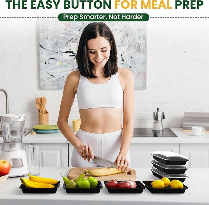 28oz Meal Prep Containers, Reusable Bento Box