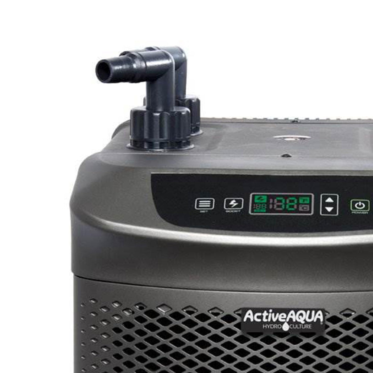 Active Aqua Hydroponic Water Chiller for Aquaponics, Plunge Baths and Aquariums, 0.25 HP - Portable Cooling System with Boost Function for 40-92 Gallon Reservoirs, Pure Titanium Evaporator Cooler