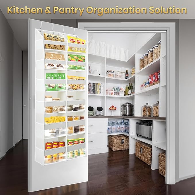 HOMELUX THEORY UPGRADED 6 Tiers Over The Door Organizer Hanging