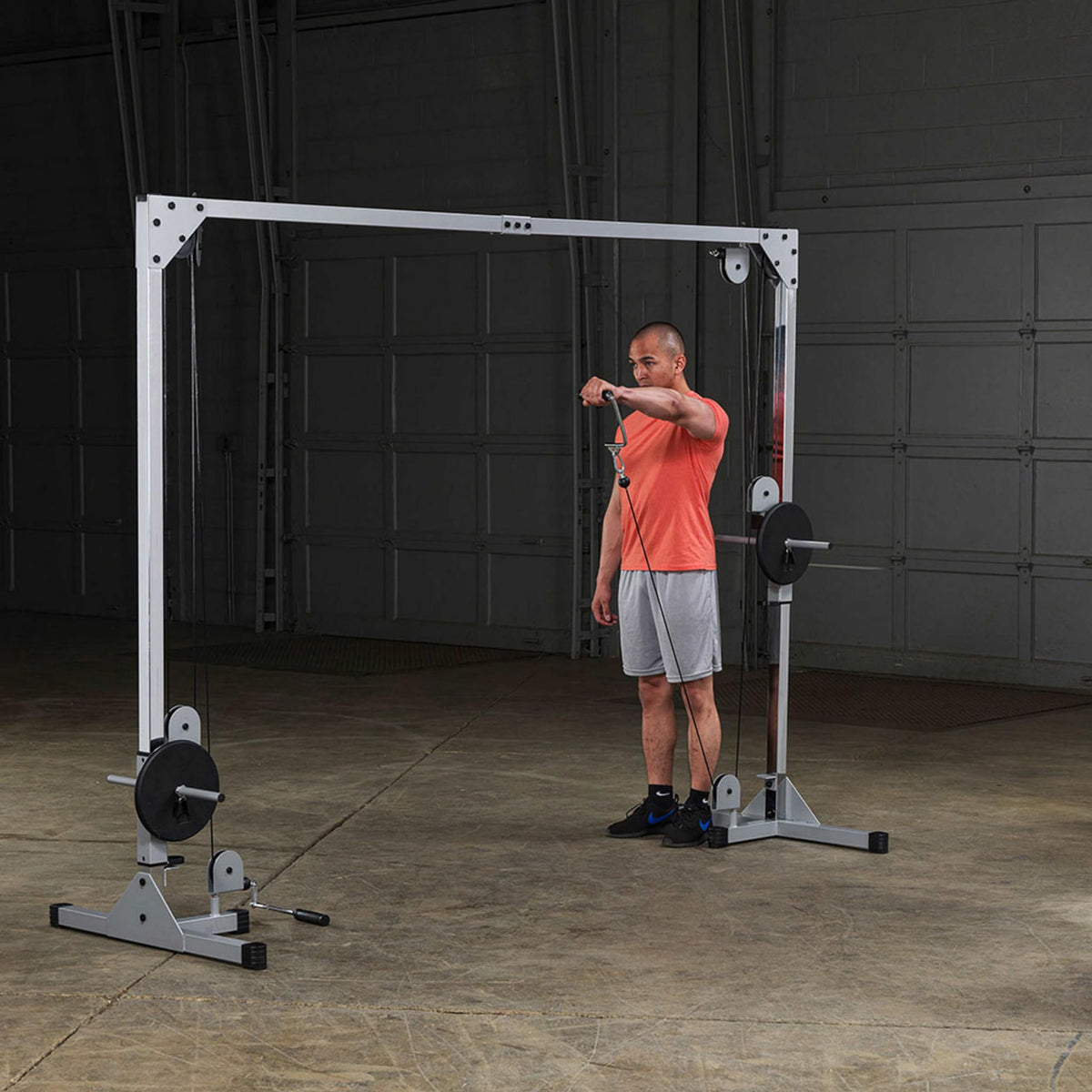 Body-Solid Powerline Cable Crossover Machine - High and Low Pulleys Gym Equipment for Home, Functional Trainer, Total Body Exercise, Cable Fly and Crossover Workouts