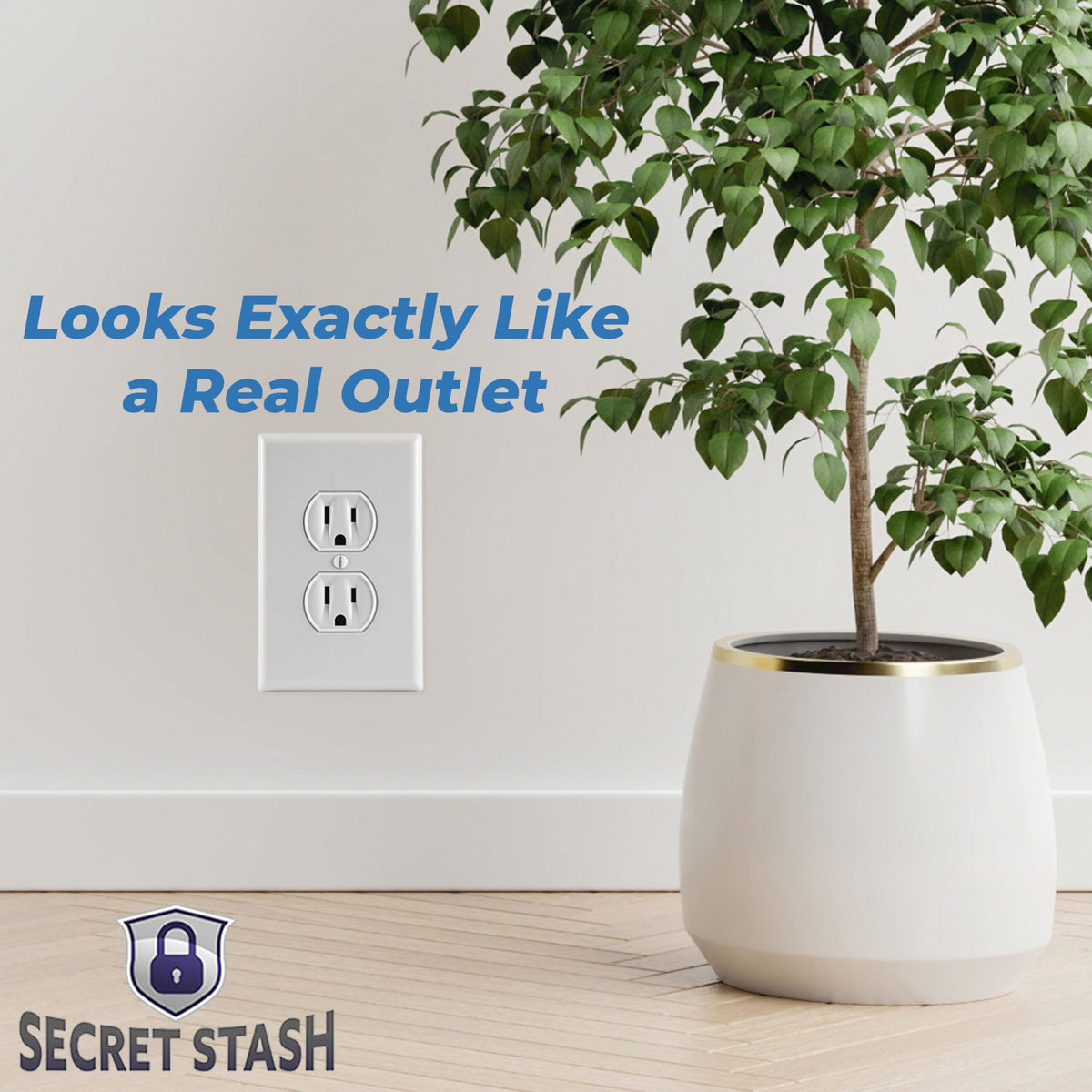 Wall Outlet Safe and Electrical Outlet Hidden Wall Safe, Hide in Plain Sight Key Money Jewelry Storage Cash Holder Safe Box (1)