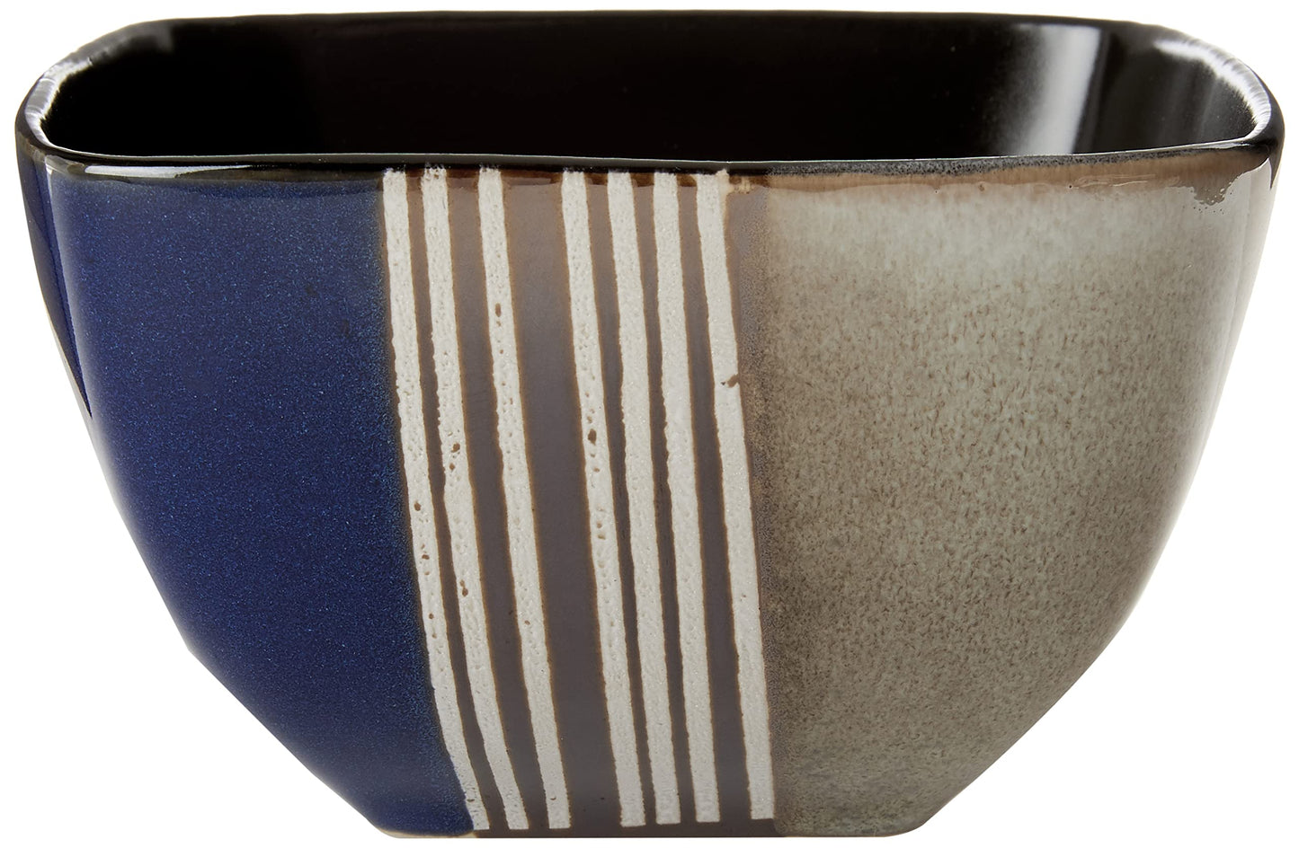 Elama 16 Piece Double Bowl Stoneware Dinnerware Set with Service for 4