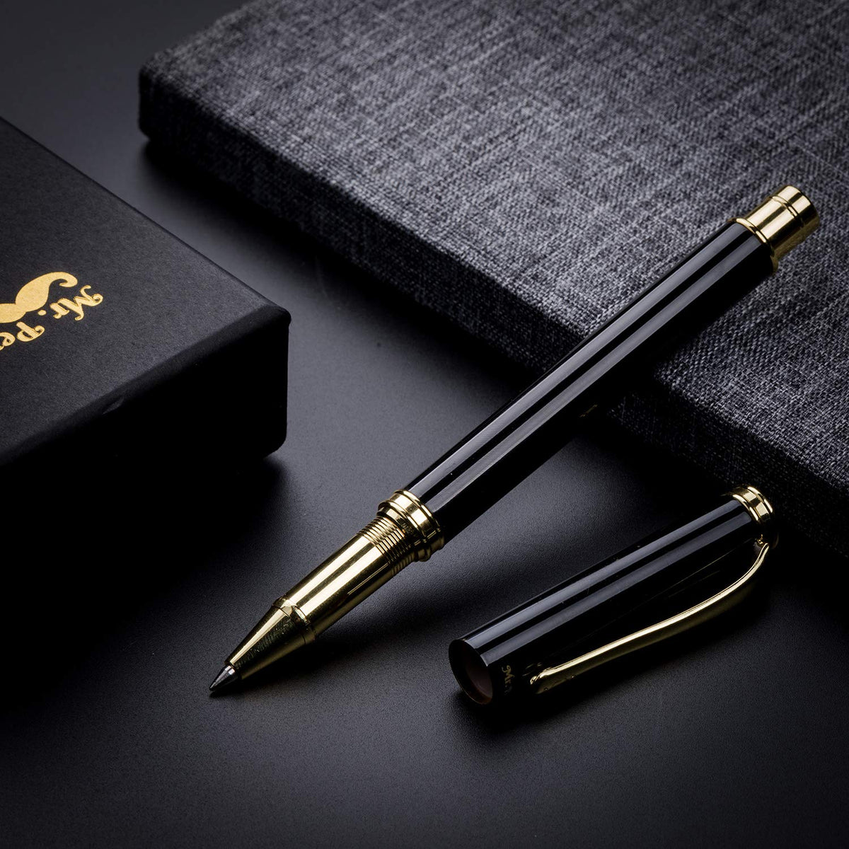 Mr. Pen- Luxury Pen, Black Barrel, Black Ink, Fancy Pen, Fancy Pens for Men and Women, Nice Pens for Men and Women, Mother's Day