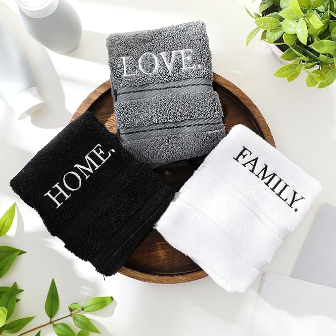 3 Pcs Farmhouse Decorative Hand Towels