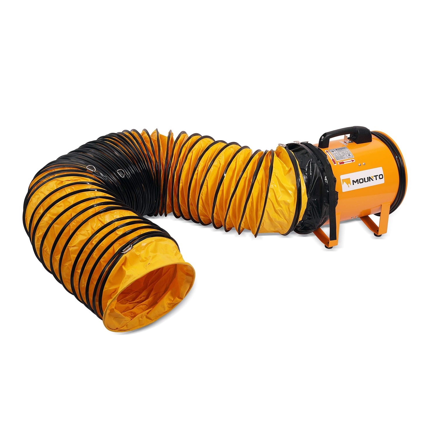 MOUNTO COMBO Heavy Duty Cylinder Fan with 25-foot Vinyl Hose (8inch)
