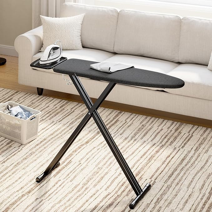 APEXCHASER Ironing Board Full Size, Iron Board and Ironing Board Set Height