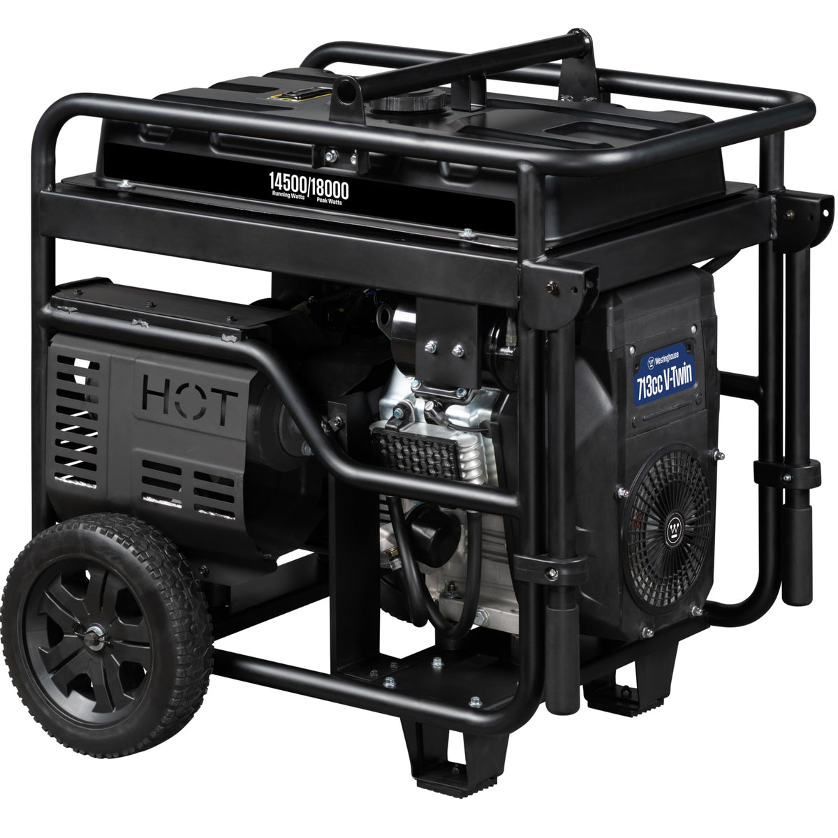 Westinghouse 18000 Peak Watt Home Backup Portable Generator, Remote Electric Start, Transfer Switch Ready 30A & 50 Outlets, Gas Powered, CO Sensor