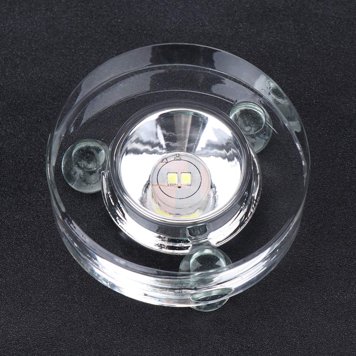 Uonlytech Table Lamp Base LED Lights Display Base Lighted Base Stand for Crystal Glass Resin Art Resin Display Glass Art Holder US Plug (White Light) Led Light Decor
