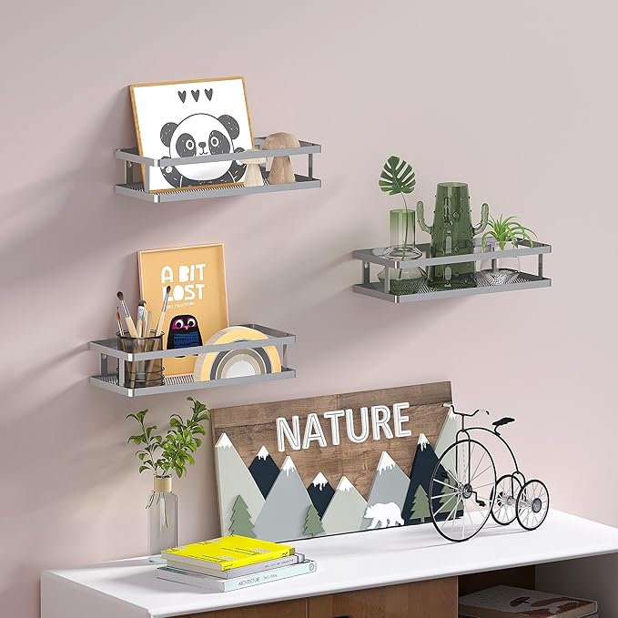 PUSDON Metal Wall Hanging Basket 2 Packs DIY Suitable