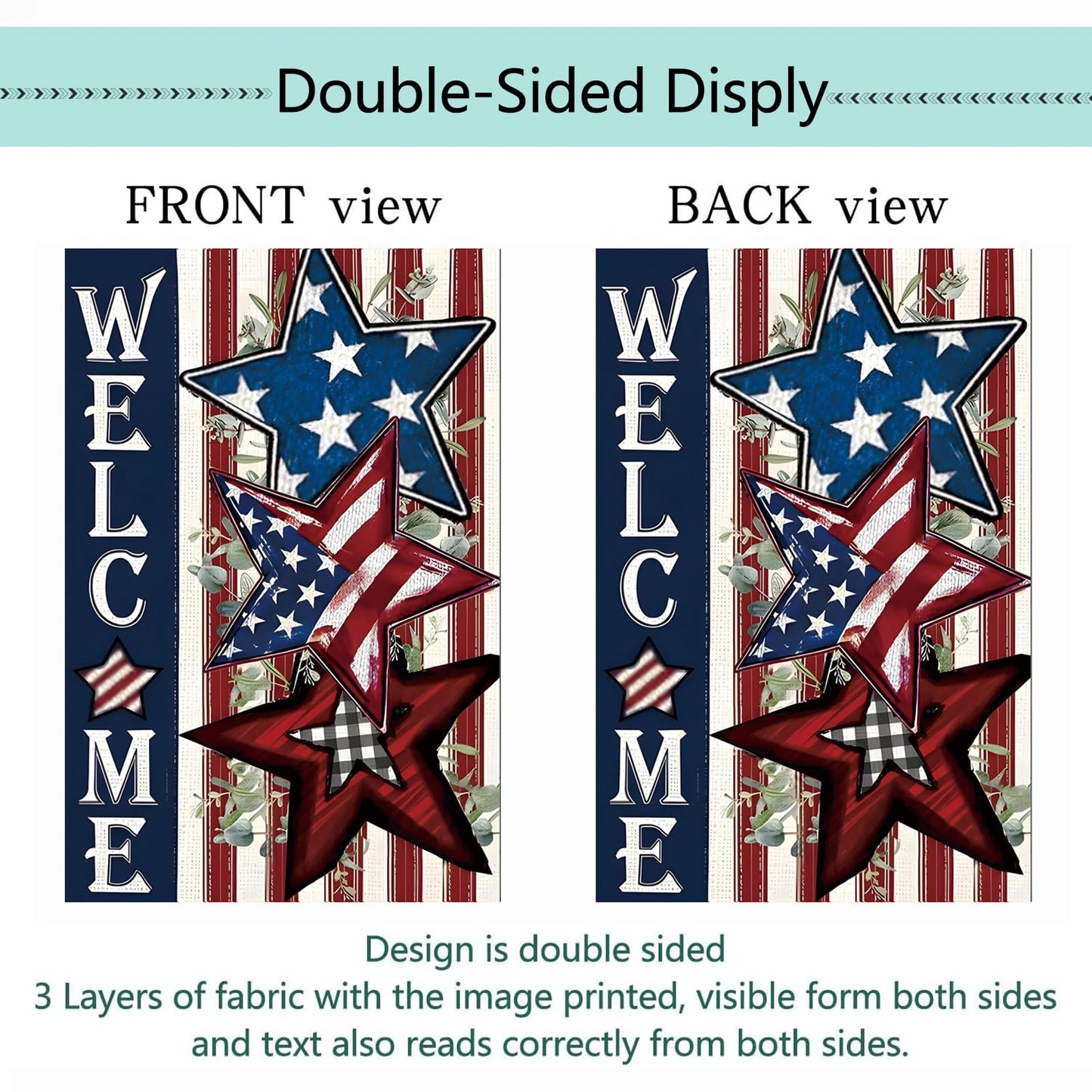 Seasonal Garden Flags Set of 12 Double Sided 12 x 18 Inch, Small Yard Flags for Outside, Summer Fall Garden Flag, Christmas Halloween Winter Outdoor Flag, Holiday Garden Decorations for All Season