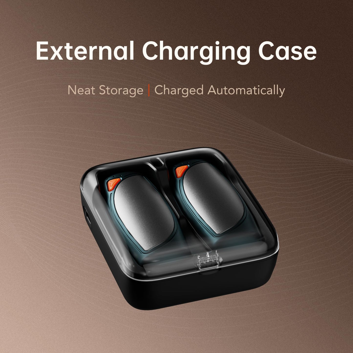 Hand Warmers Rechargeable 2 Packs, Double Sided Heating with AI Charging Case, 14000mAh Electric Hand Warmer Ultra Long Battery Life, Portable Heater Gifts for Christmas,Camping,Hunting