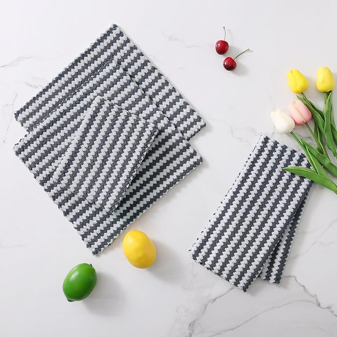 Homaxy 18 Pack Kitchen Dish Cloths, Ultra Soft and Absorbent Dish Towels