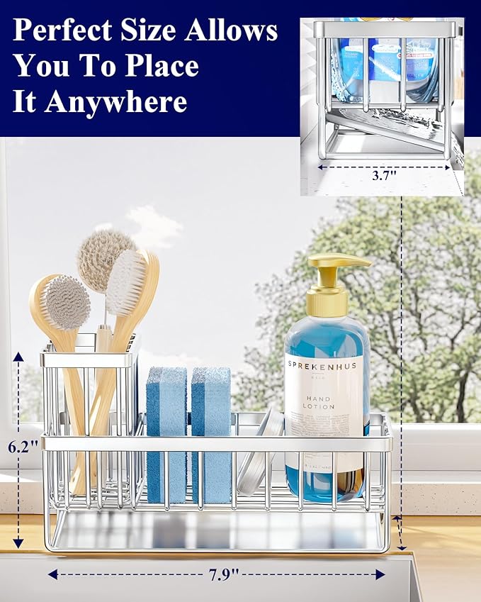 Kitsure Sponge Holder for Kitchen Sink