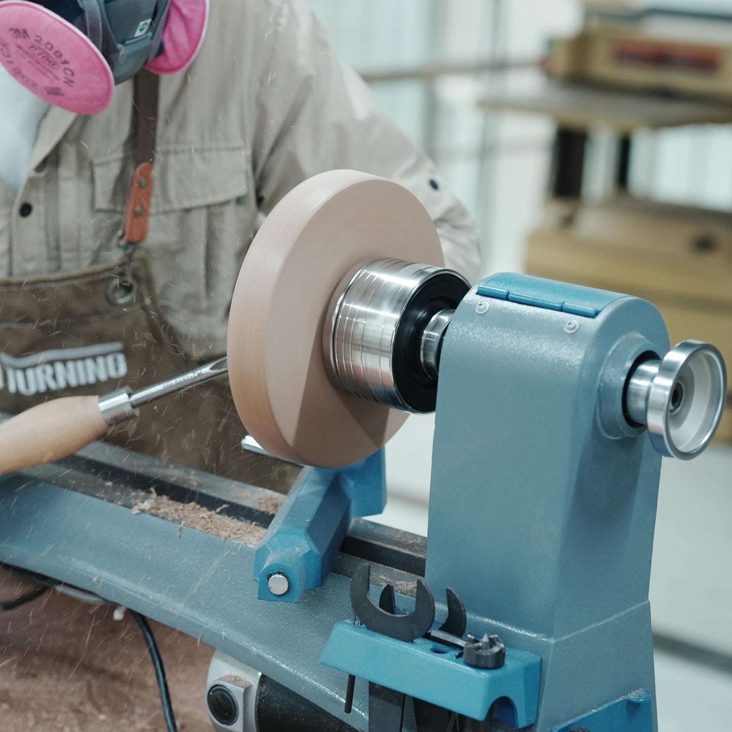 BMTURNING 4” Self-Centering Four-Jaw Universal Chuck for Spindle and Faceplate Work for Woodturning Lathe, Compatible with Super NOVA2, G3 Nova.