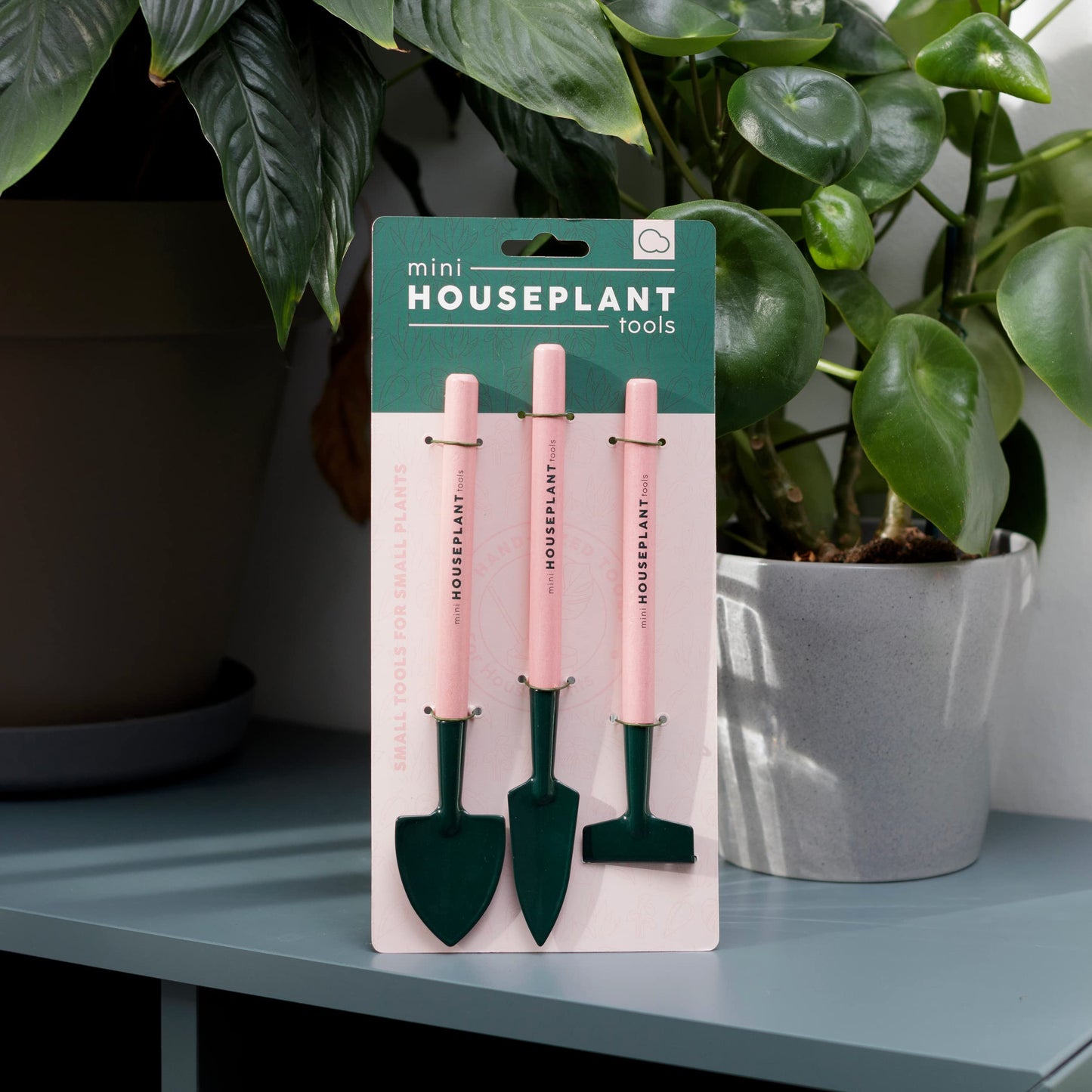 Bubblegum Stuff - 3 Indoor Garden Tools Set - Garden Tools For House Plants, House Plant Accessory, Gardening Kit, Tool Set, Cleaning Brush Set, Gardening Tools - Garden Shovel, Trowel And Rake