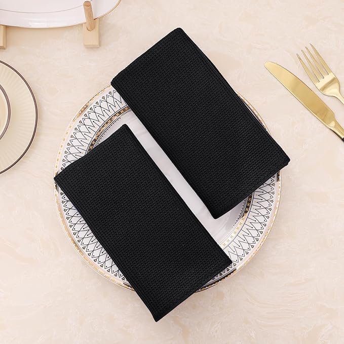 Homaxy 100% Cotton Waffle Weave Dish Cloths
