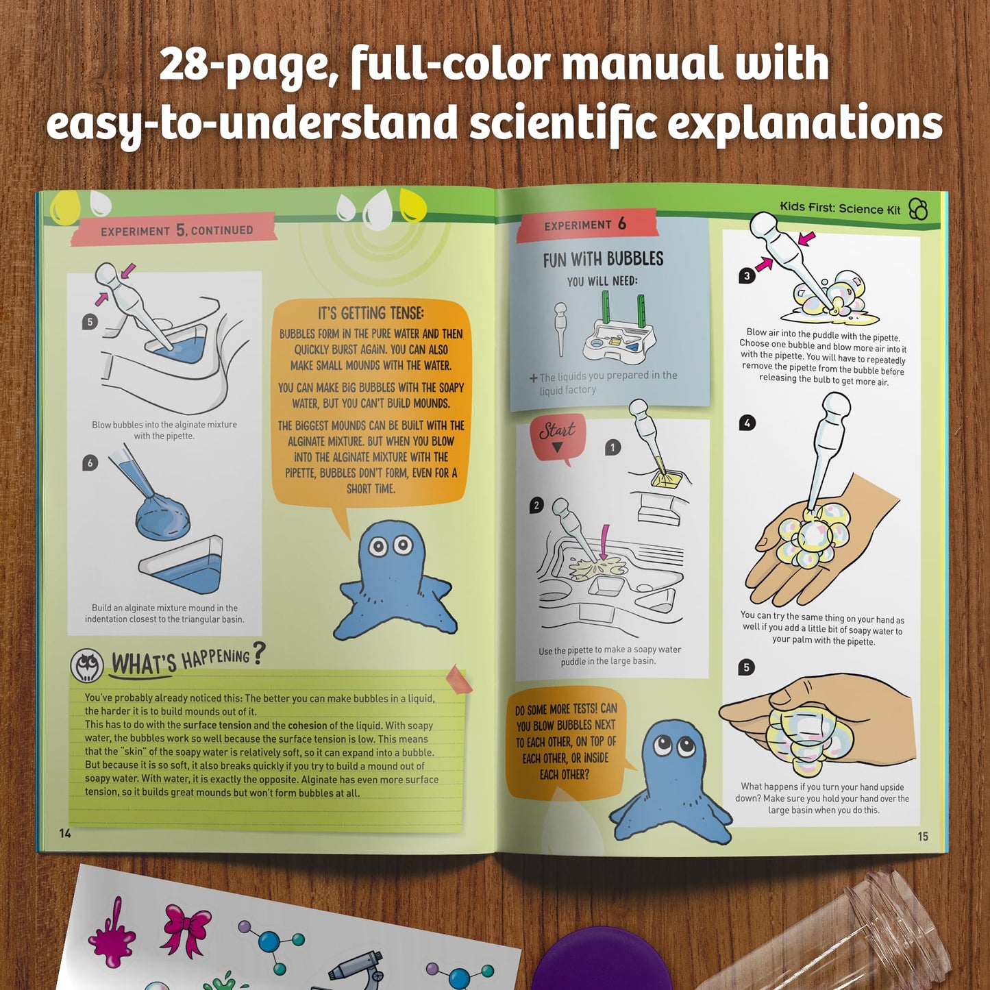 Thames & Kosmos Kids First Science Kit | STEM Learning, Intro to Chemistry for Ages 5+ | Safe & Educational Lab Setup with 20+ Durable Tools, 12 Experiments | Explore Lab Skills & Science Concepts