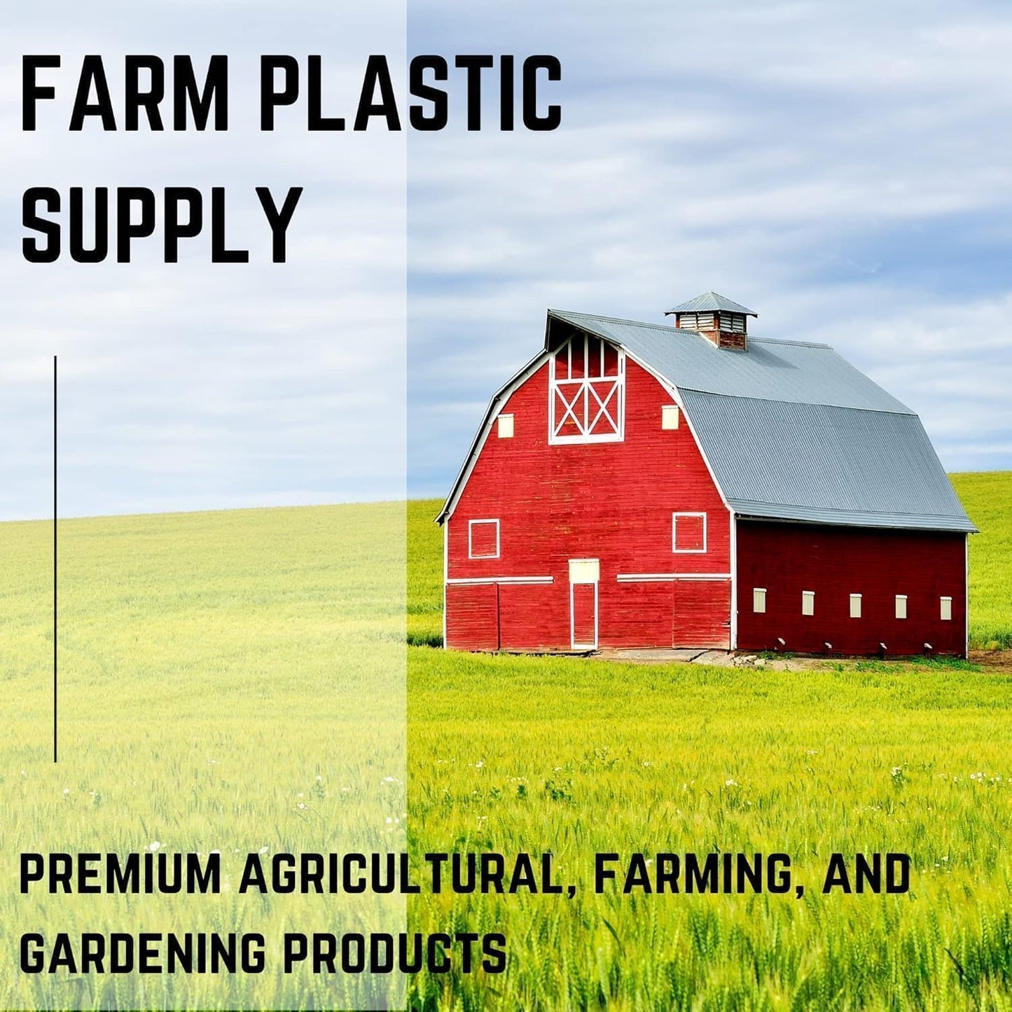 Farm Plastic Supply - 40 Mil Black Pond Liner - Pond Liner, Water Containment Liner, Containment Liner, 40 Mil Fish Pond LLDPE for Outdoor Ponds (12.5' x 10')