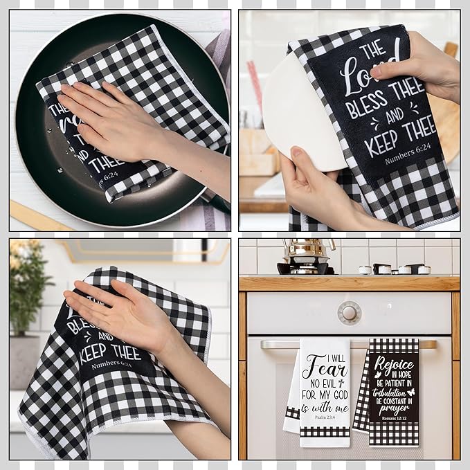 GROBRO7 Bible Verse Hand Towel
