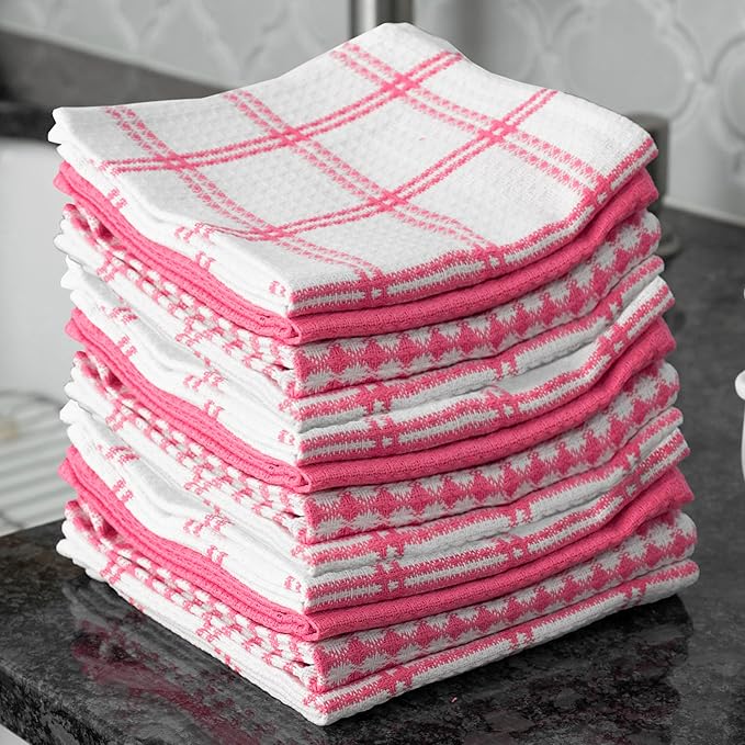 T-Fal Premium Waffle Dish Cloths: Highly Absorbent, Super Soft Long Lasting