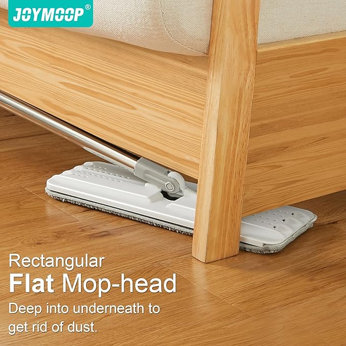 JOYMOOP White Flat Mop & Bucket