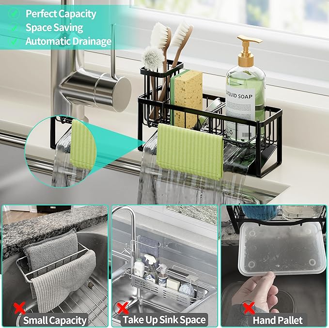 HapiRm Sponge Holder for Kitchen Sink